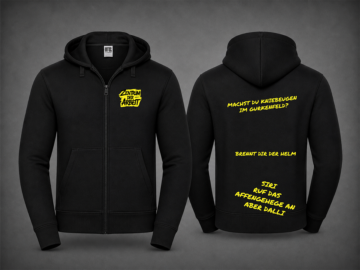 ZDA Sprüche Zipper (Kapuzenjacke)