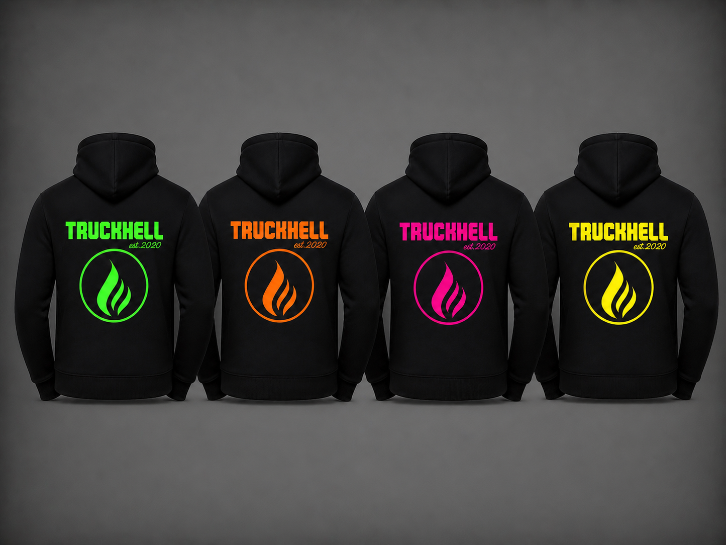TRUCKHELL Hoodie Neon Edition