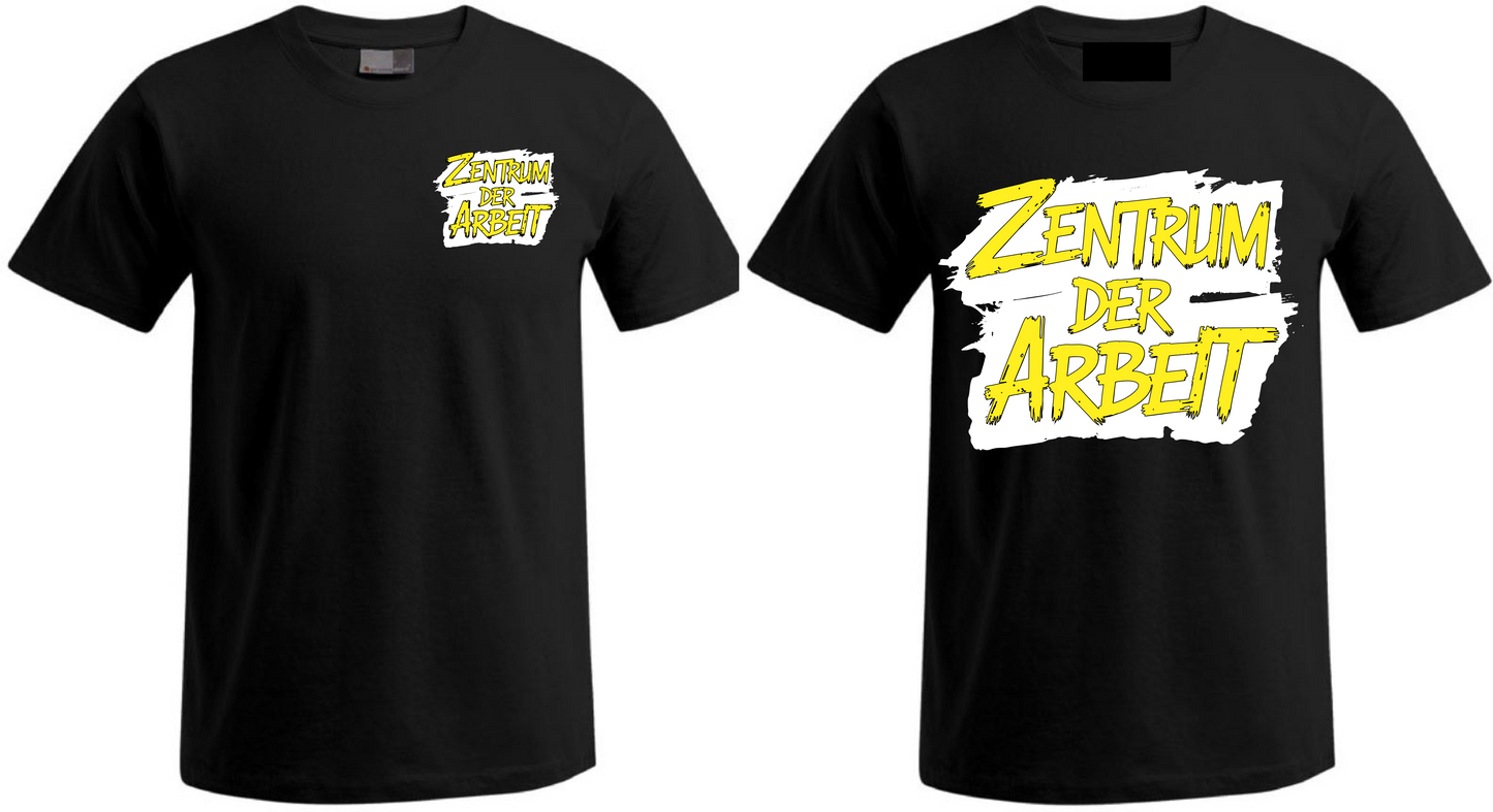 Zentrum der Arbeit Logo T-Shirts
