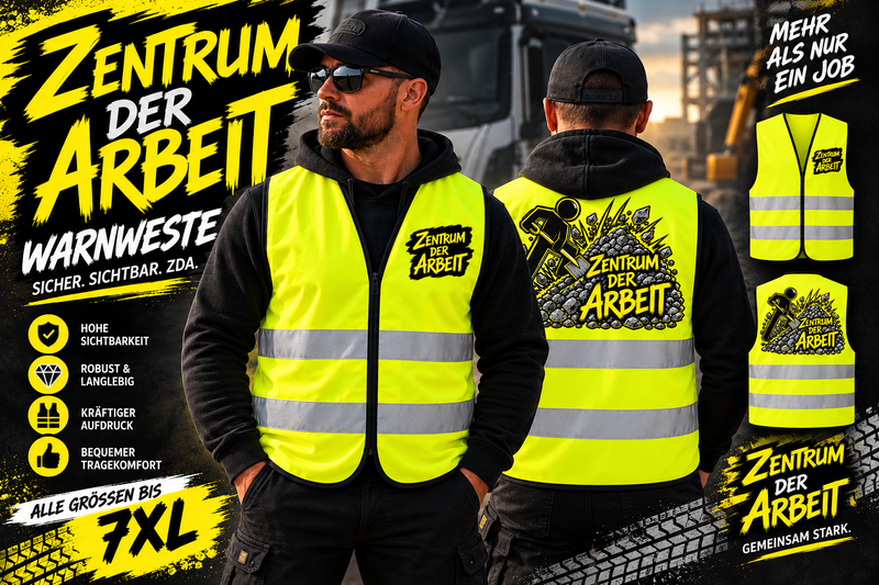 Zentrum der Arbeit – Warnweste 🦺
