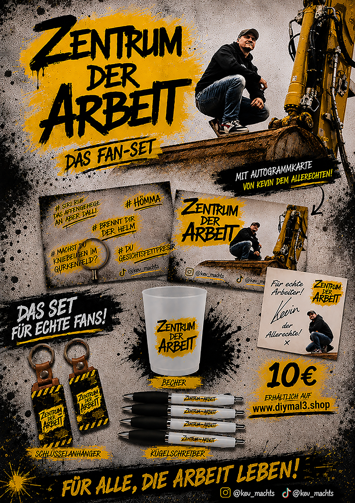 Kevin Fan-Set – Zentrum der Arbeit Edition