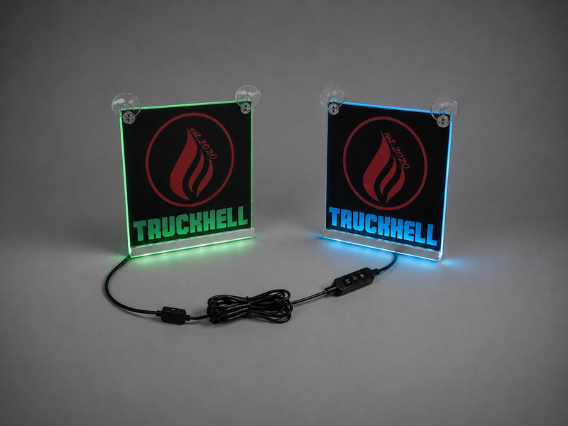 TH UV LED-Eckschild 2er Set