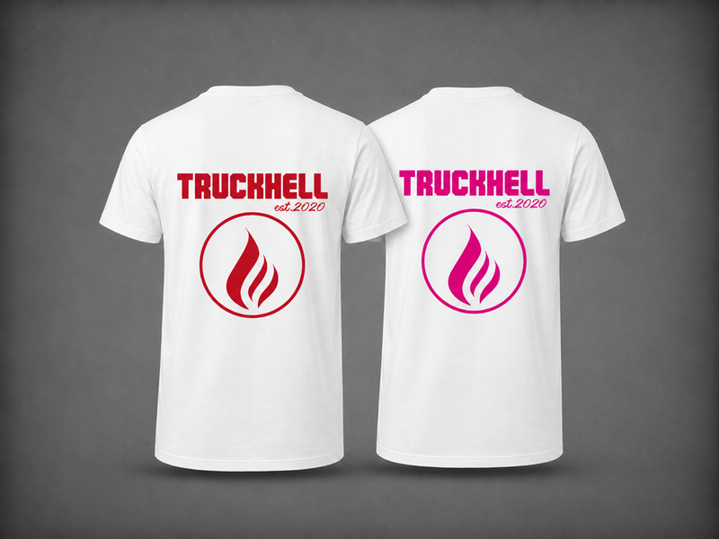 Truckhell T-Shirt Weiß