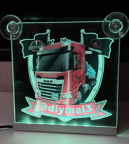 UV Eckschilder 2er Set mit LED Beleuchtung