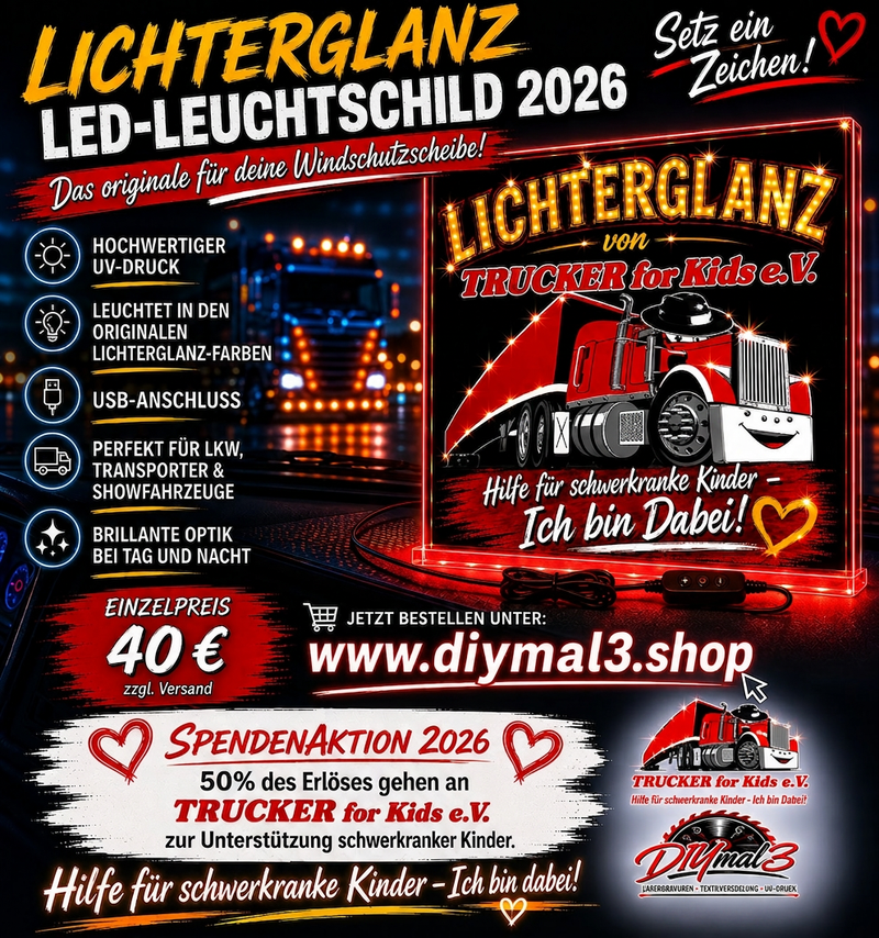 LICHTERGLANZ LED-LEUCHTSCHILD