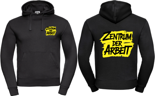 Hoodie Zentrum der Arbeit Logo