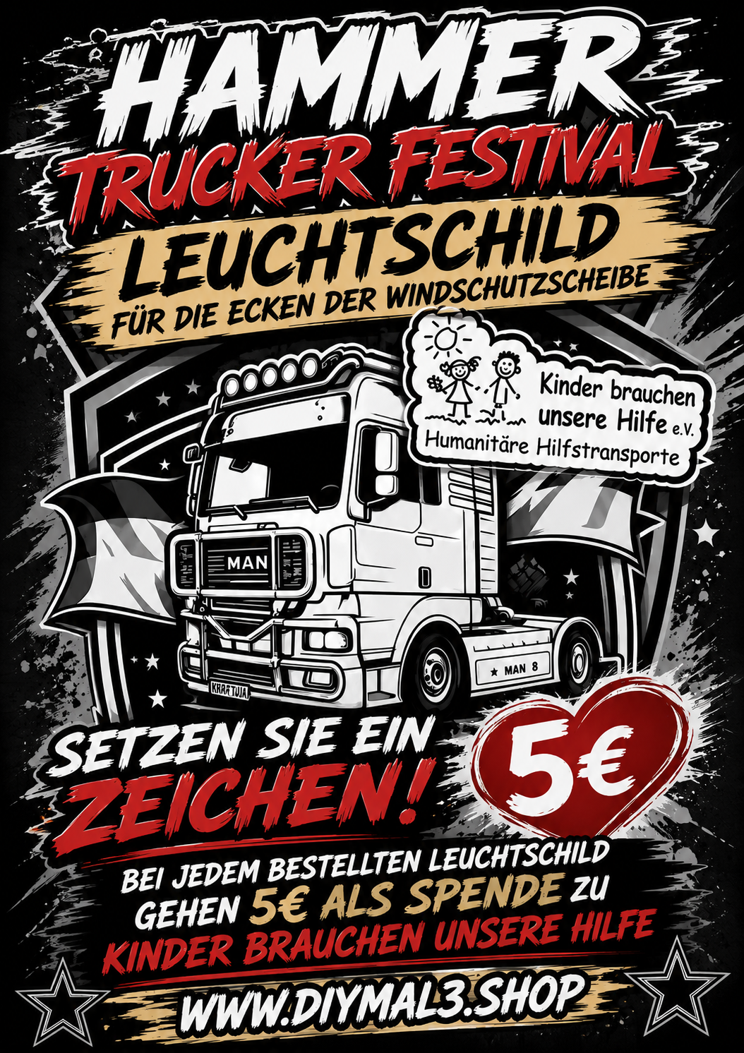 🔥 HAMMER TRUCKER FESTIVAL – LEUCHTSCHILD 🔥