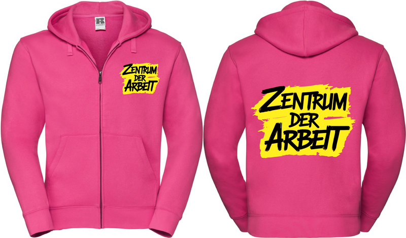 ZDA Logo Zipper (Kapuzenjacke) Pink