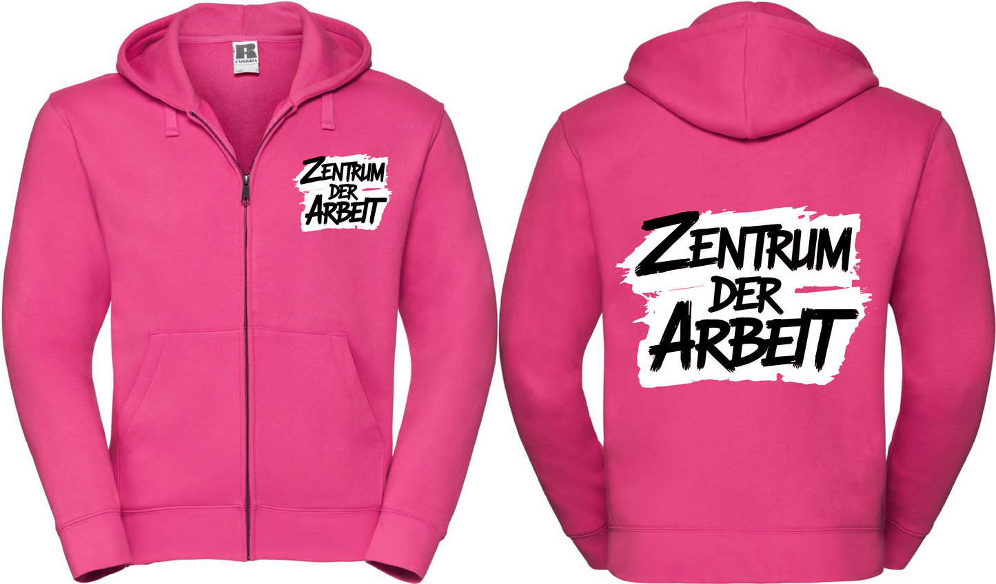 ZDA Logo Zipper (Kapuzenjacke) Pink