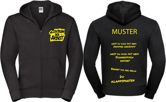 ZDA Sprüche Zipper (Kapuzenjacke)