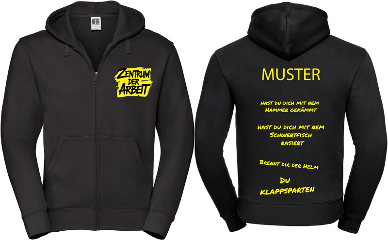 ZDA Sprüche Zipper (Kapuzenjacke)