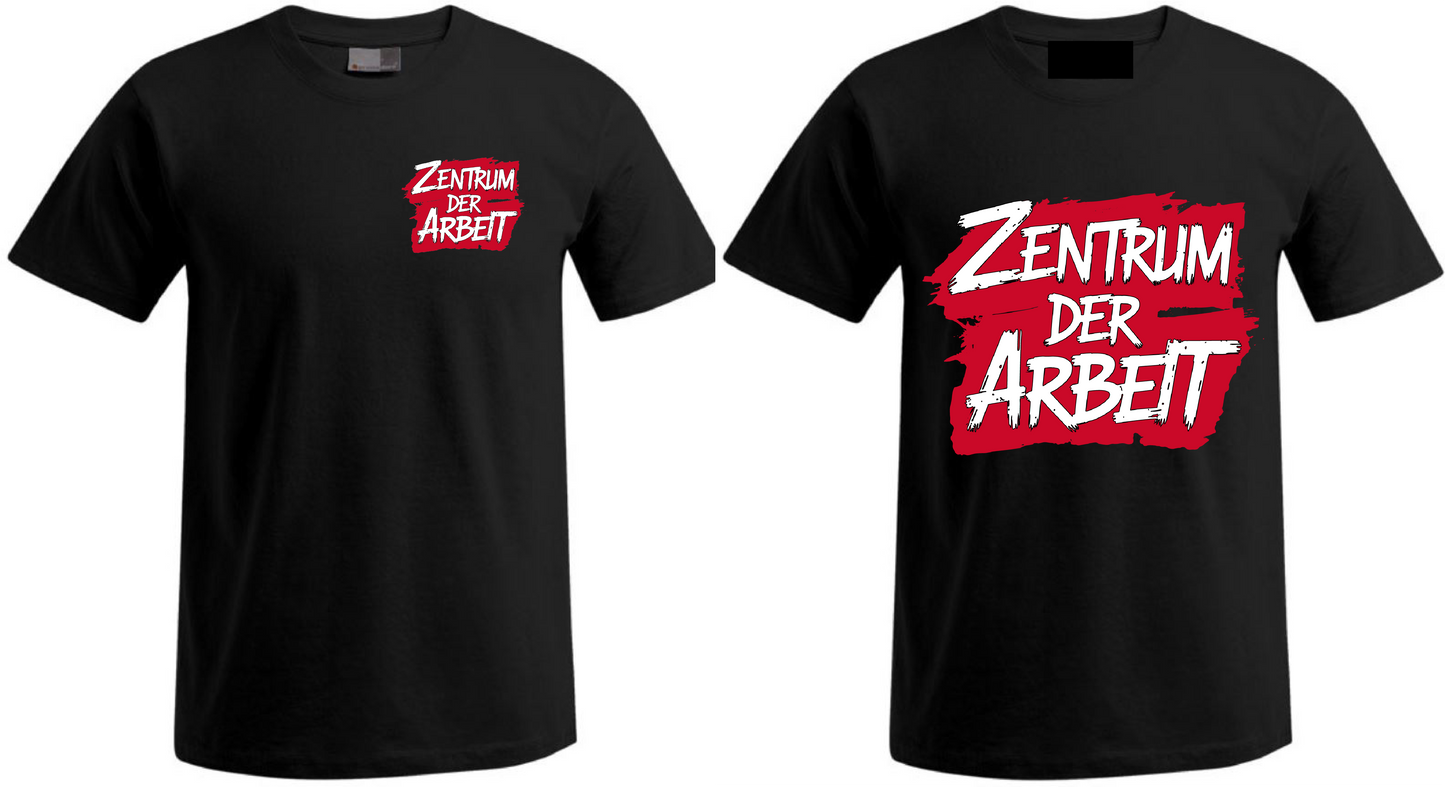 Zentrum der Arbeit Logo T-Shirts