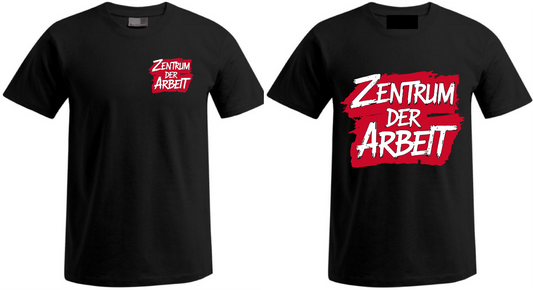 Zentrum der Arbeit Logo T-Shirts