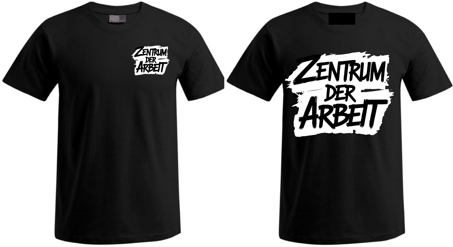 Zentrum der Arbeit Logo T-Shirts