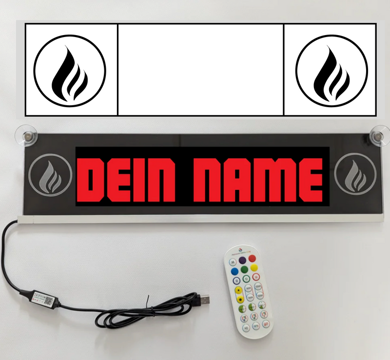 Truckhell Individuelle 50cm Leuchtschild
