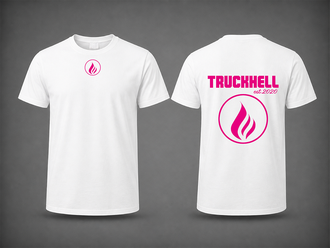 Truckhell T-Shirt Weiß
