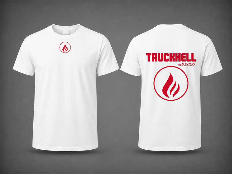 Truckhell T-Shirt Weiß