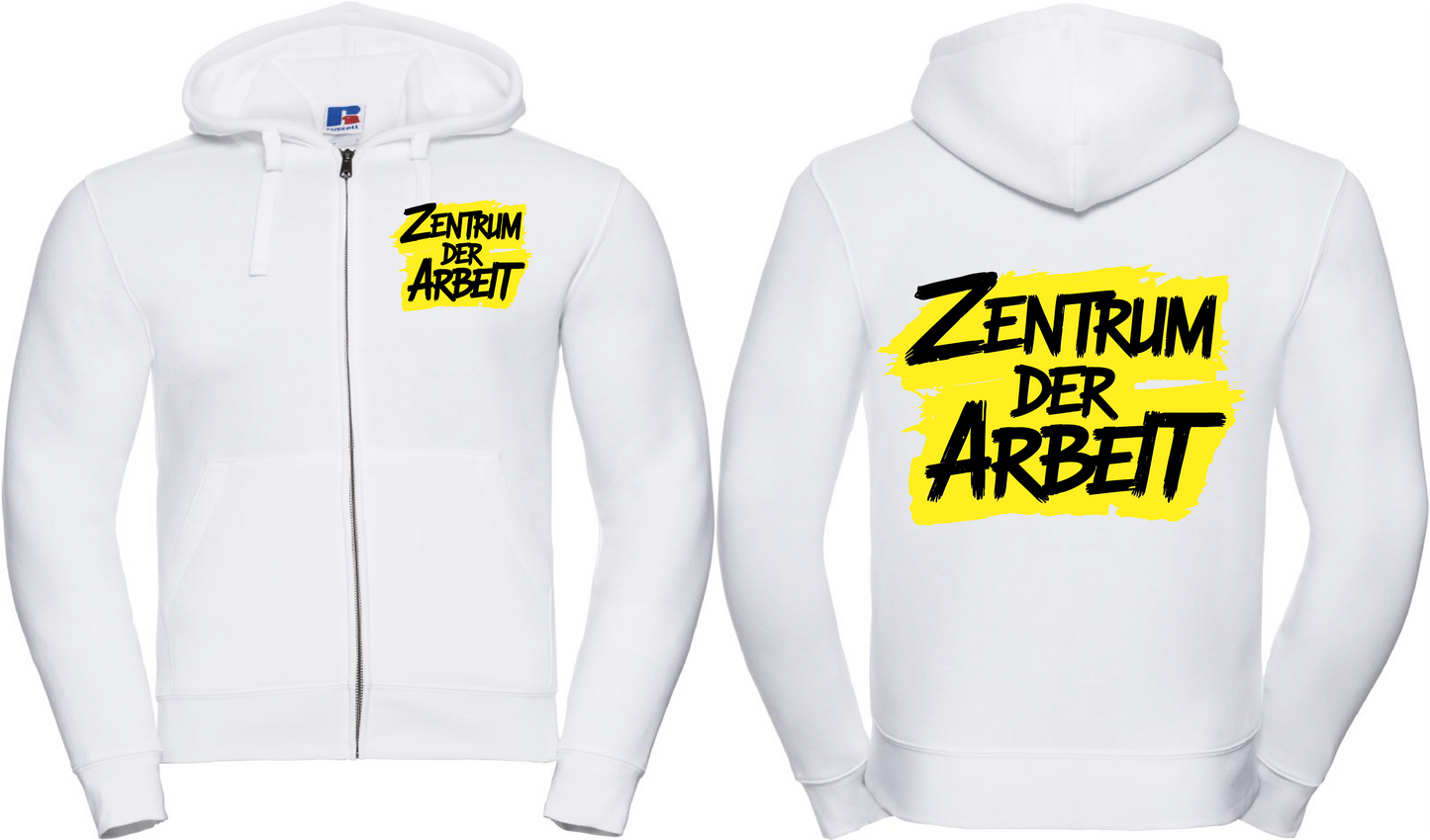ZDA Logo Zipper (Kapuzenjacke) Weiß