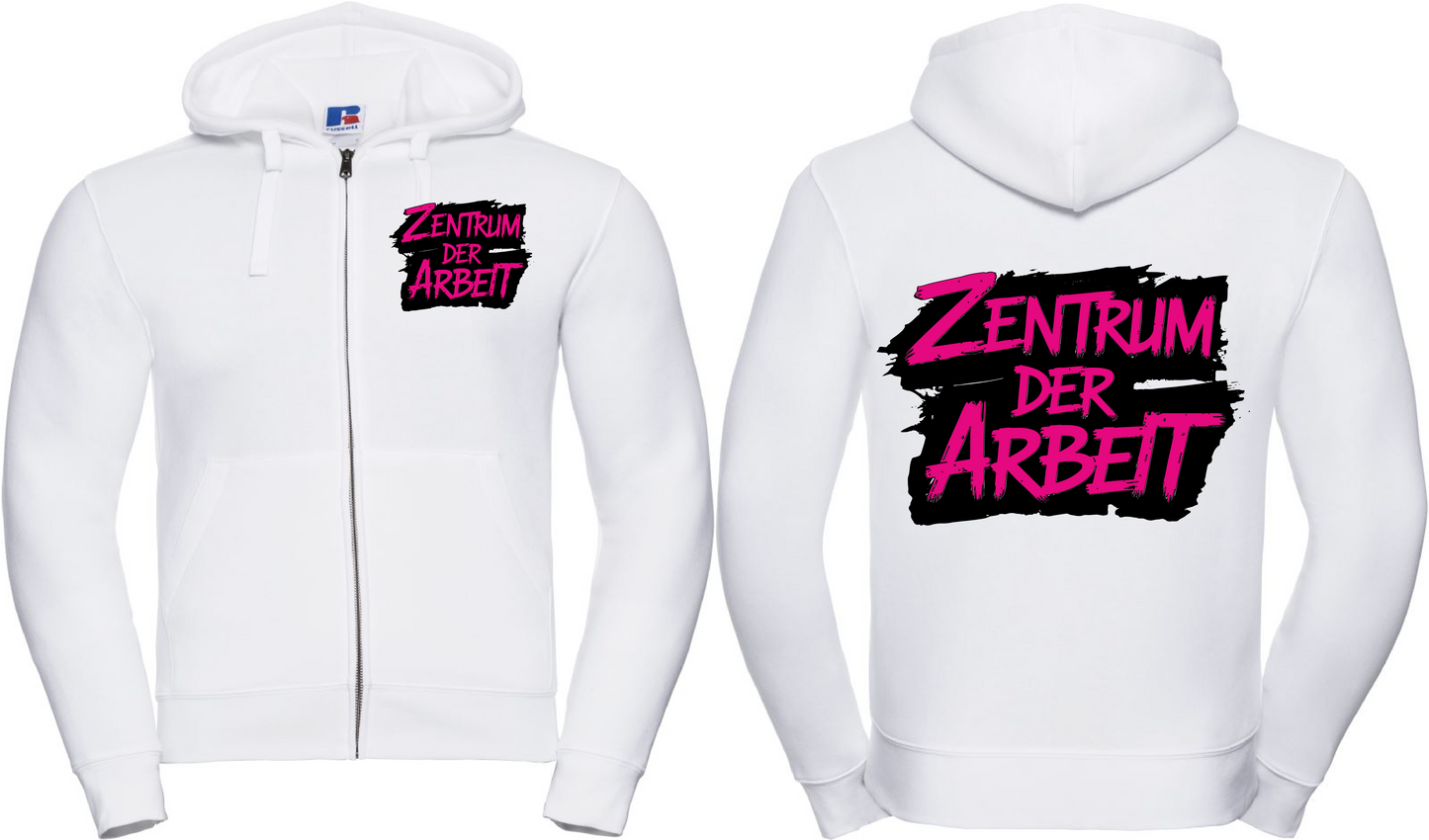ZDA Logo Zipper (Kapuzenjacke) Weiß