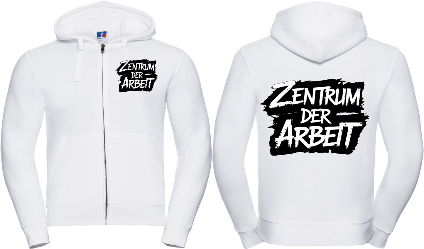 ZDA Logo Zipper (Kapuzenjacke) Weiß
