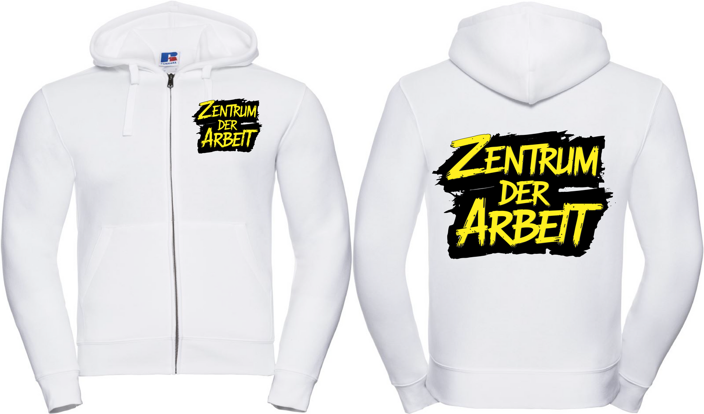 ZDA Logo Zipper (Kapuzenjacke) Weiß