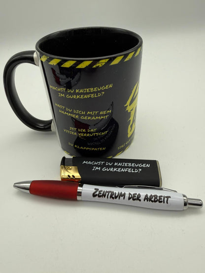 ZDA Tasse inkl. Kugelschreiber und Feuerzeug