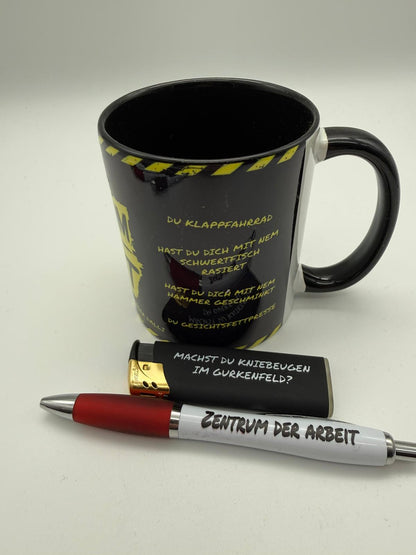 ZDA Tasse inkl. Kugelschreiber und Feuerzeug