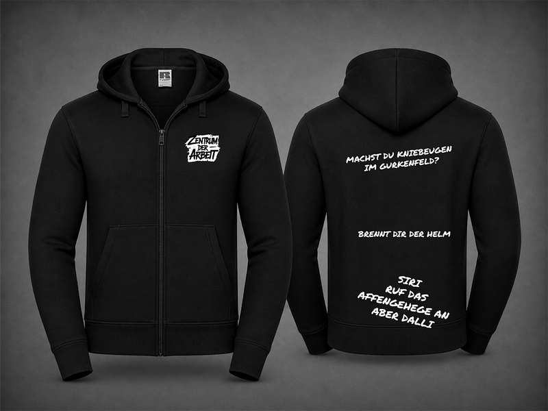 ZDA Sprüche Zipper (Kapuzenjacke)